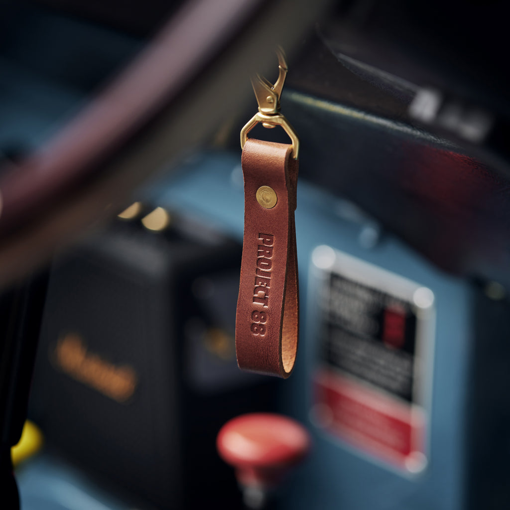 PROJECT 88 Leather Keyring