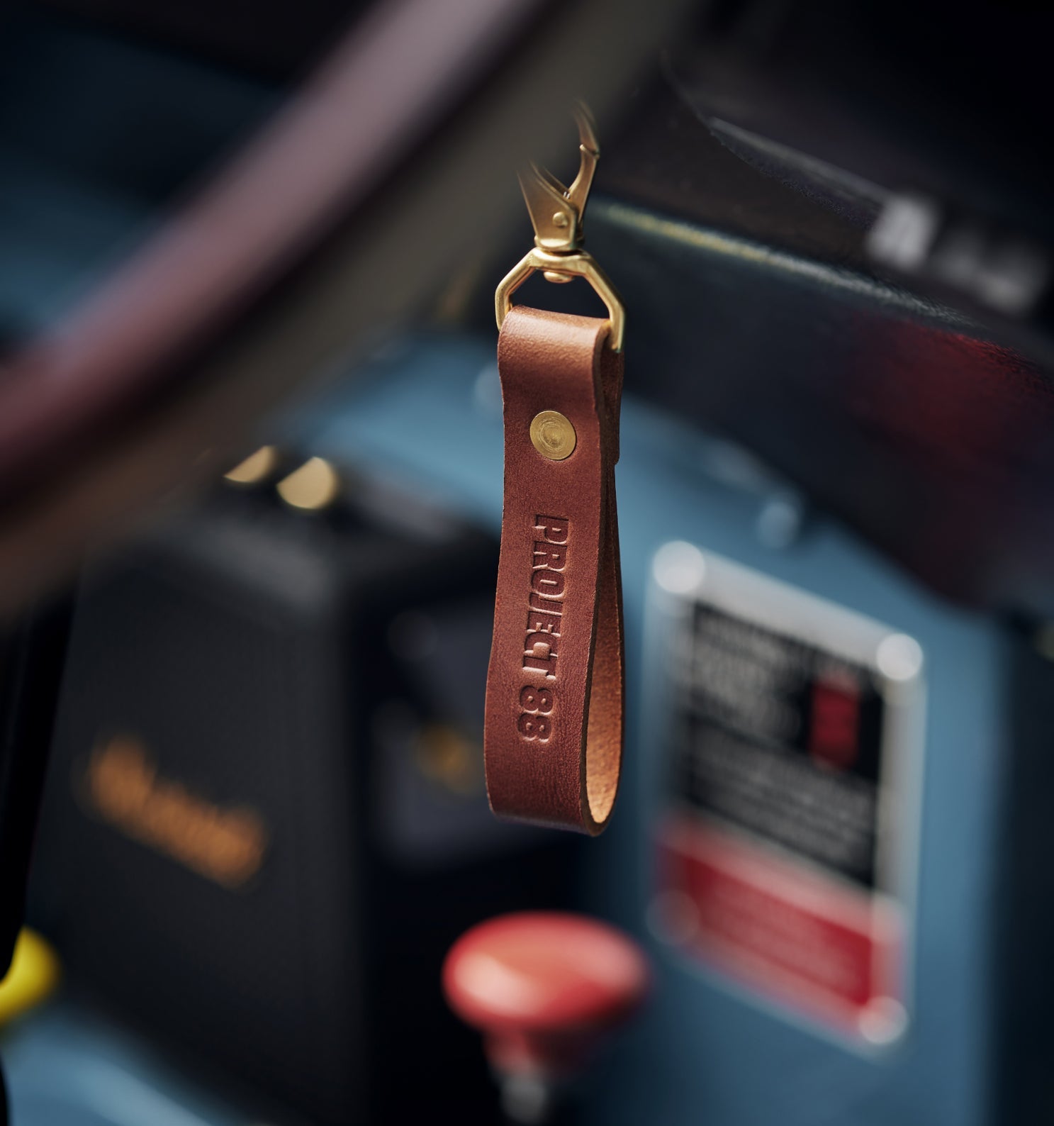PROJECT 88 Leather Keyring