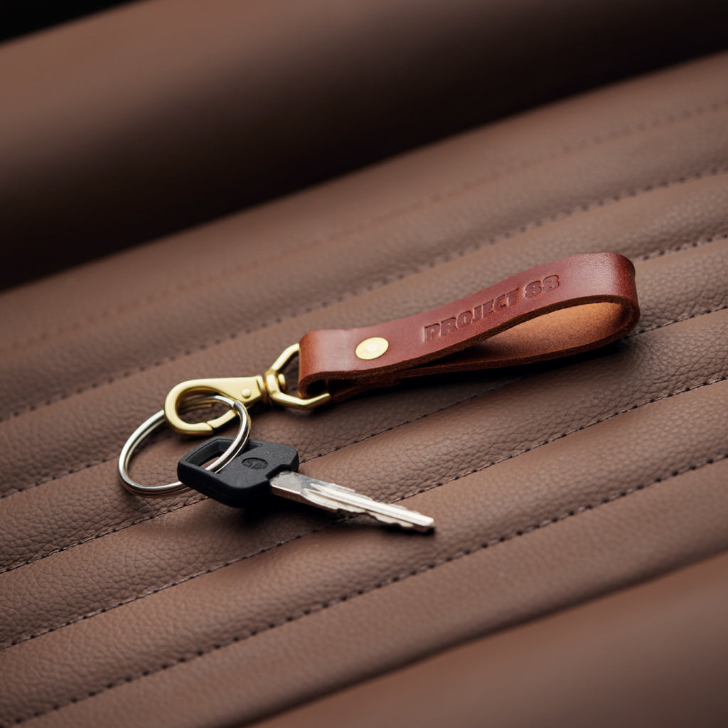 PROJECT 88 Leather Keyring