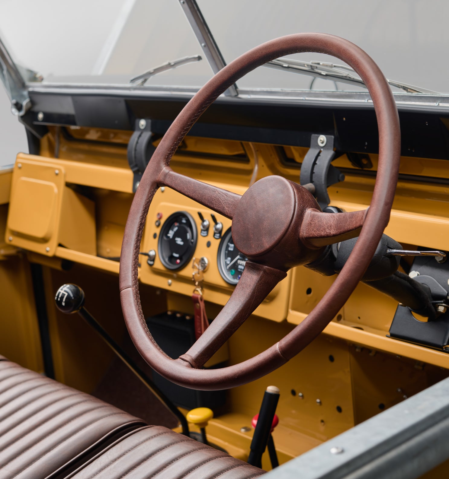 Trimmed Steering Wheel