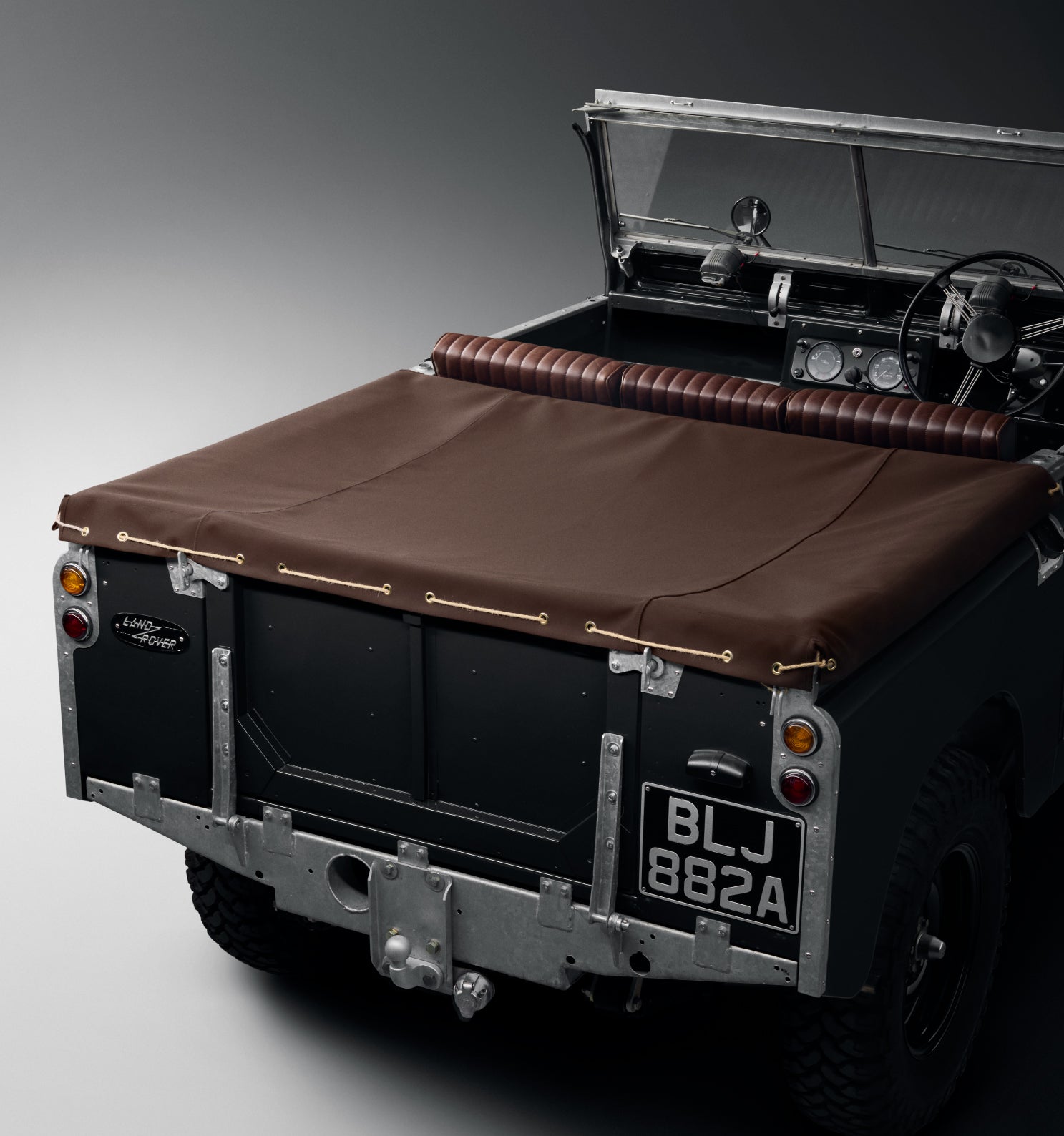 Brown Mohair Tonneau Cover