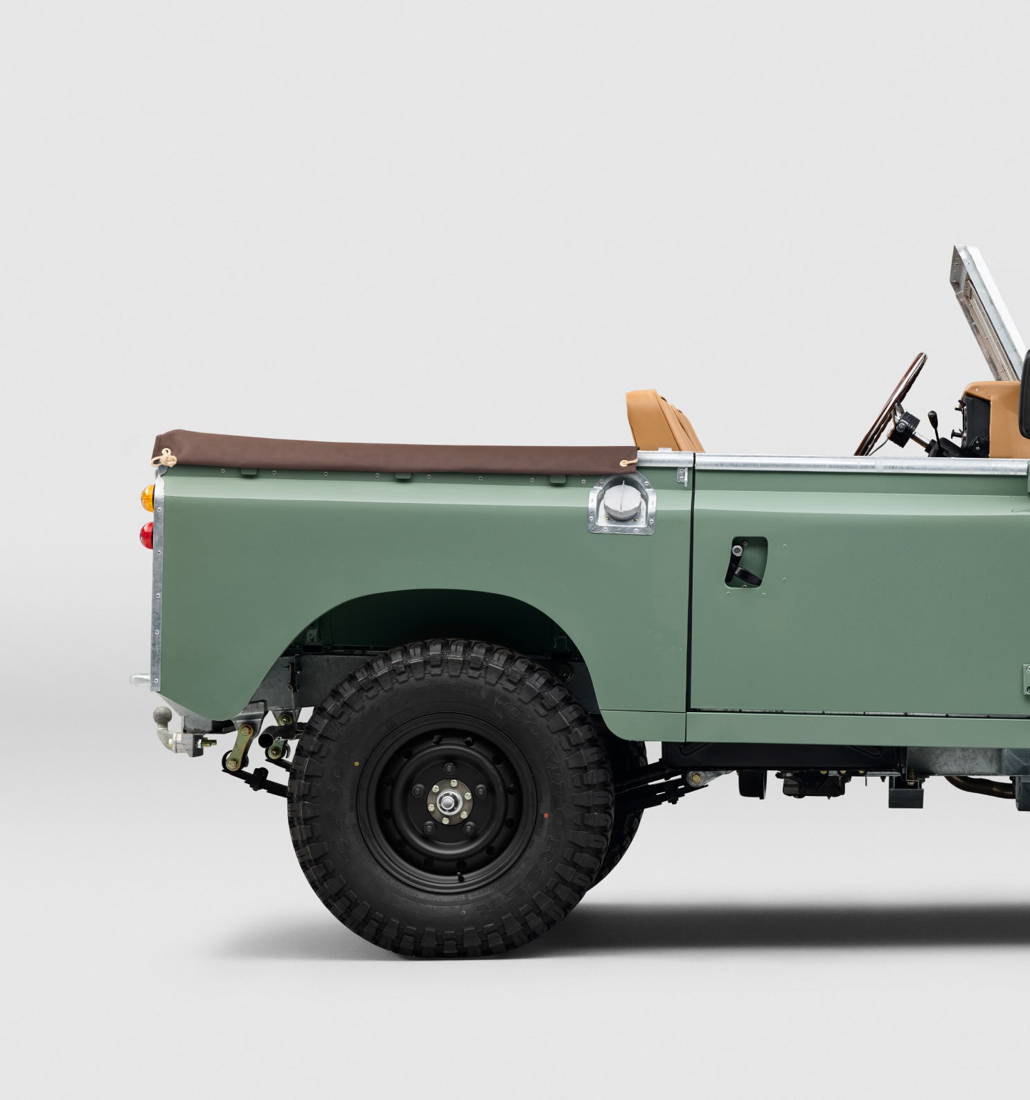 Brown Mohair Tonneau Cover